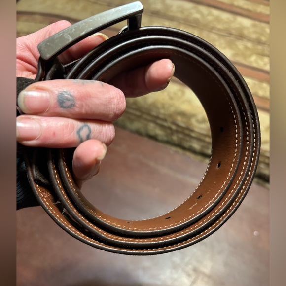 Daniel Cremieux Leather Belt - Picture 4 of 10